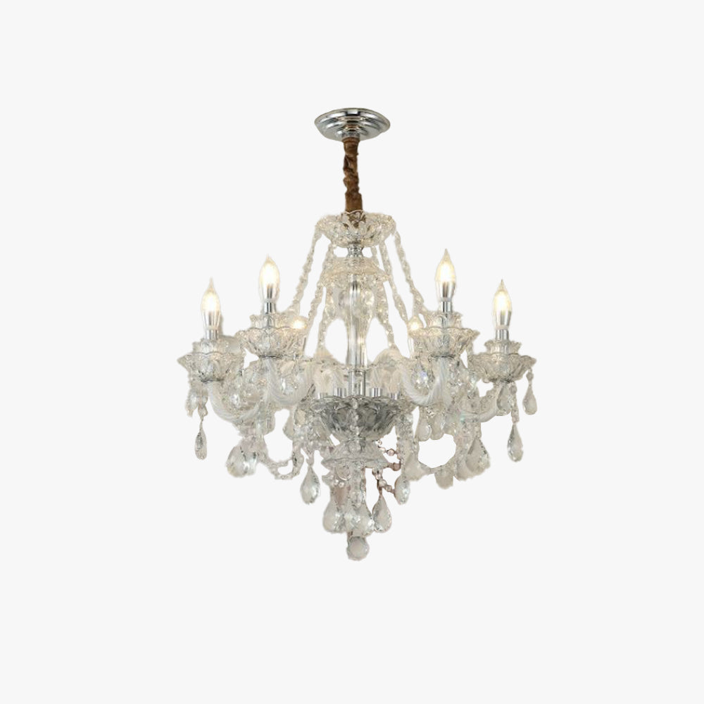 Lathenaria Crystal Chandelier-Moonnatur