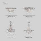 Hadrenholm Crystal Chandelier-Moonnatur