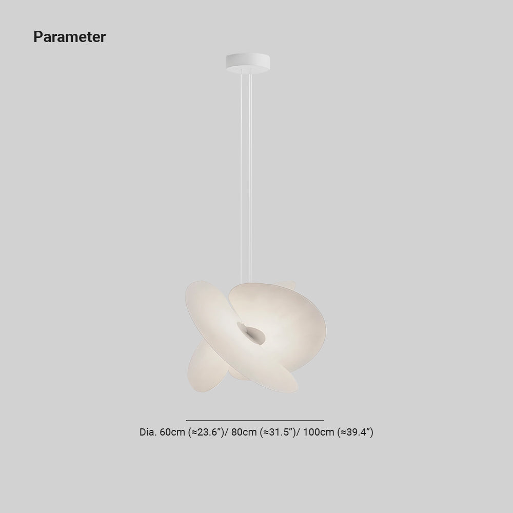 Langrenelle Fabric Chandelier-Moonnatur