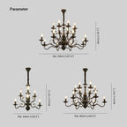 Jorrengrove Glass Chandelier-Moonnatur