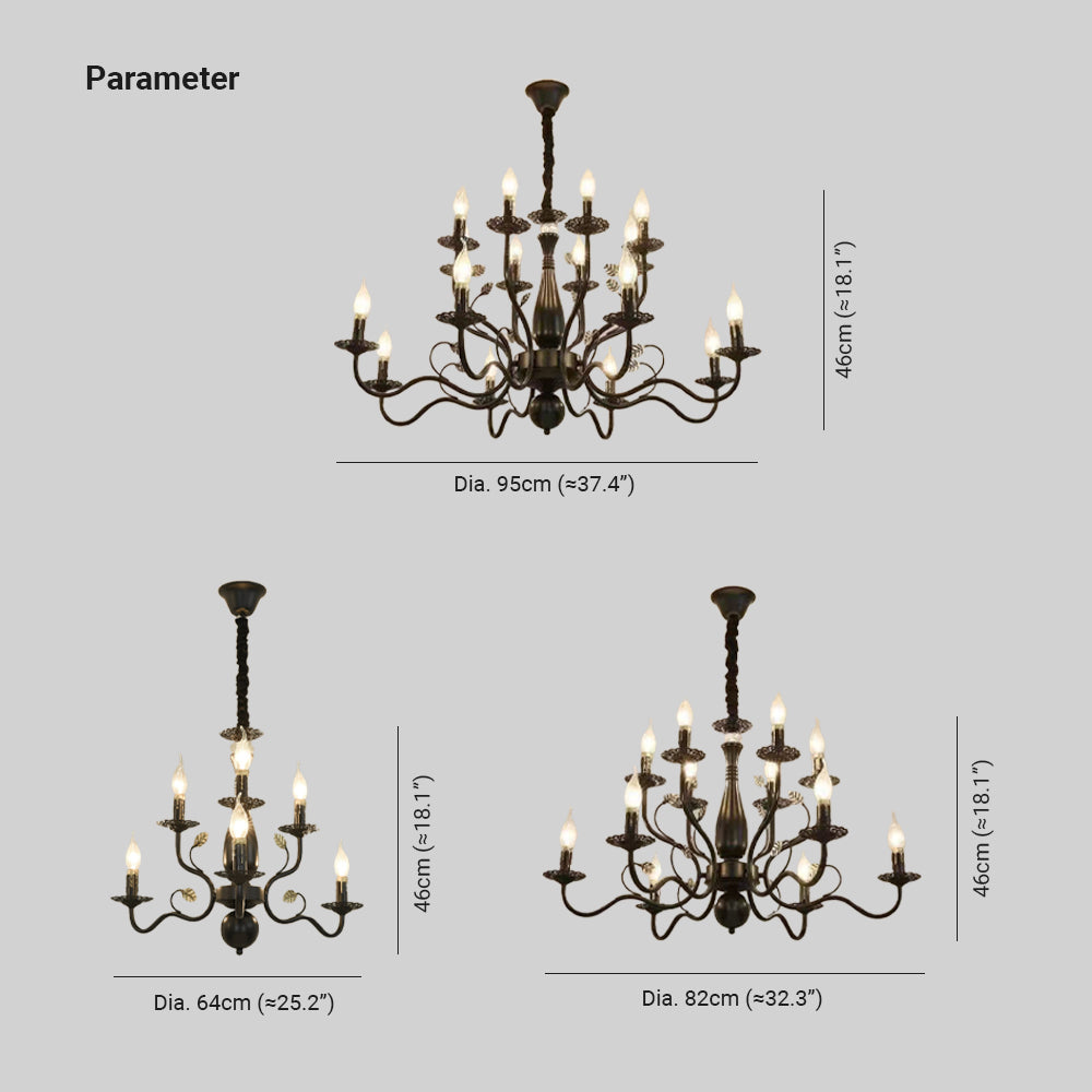 Jorrengrove Glass Chandelier-Moonnatur