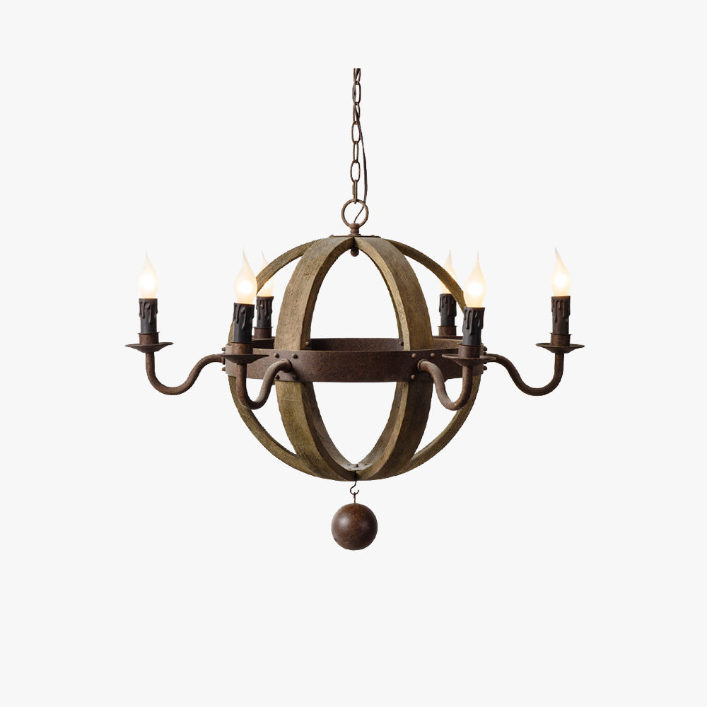 Tildenheath Wood Pendant Light-Moonnatur