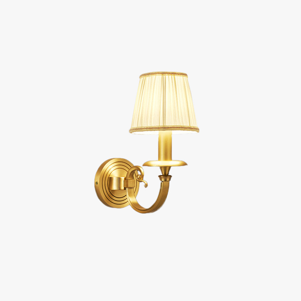 Rildenvale Fabric Wall Light-Moonnatur