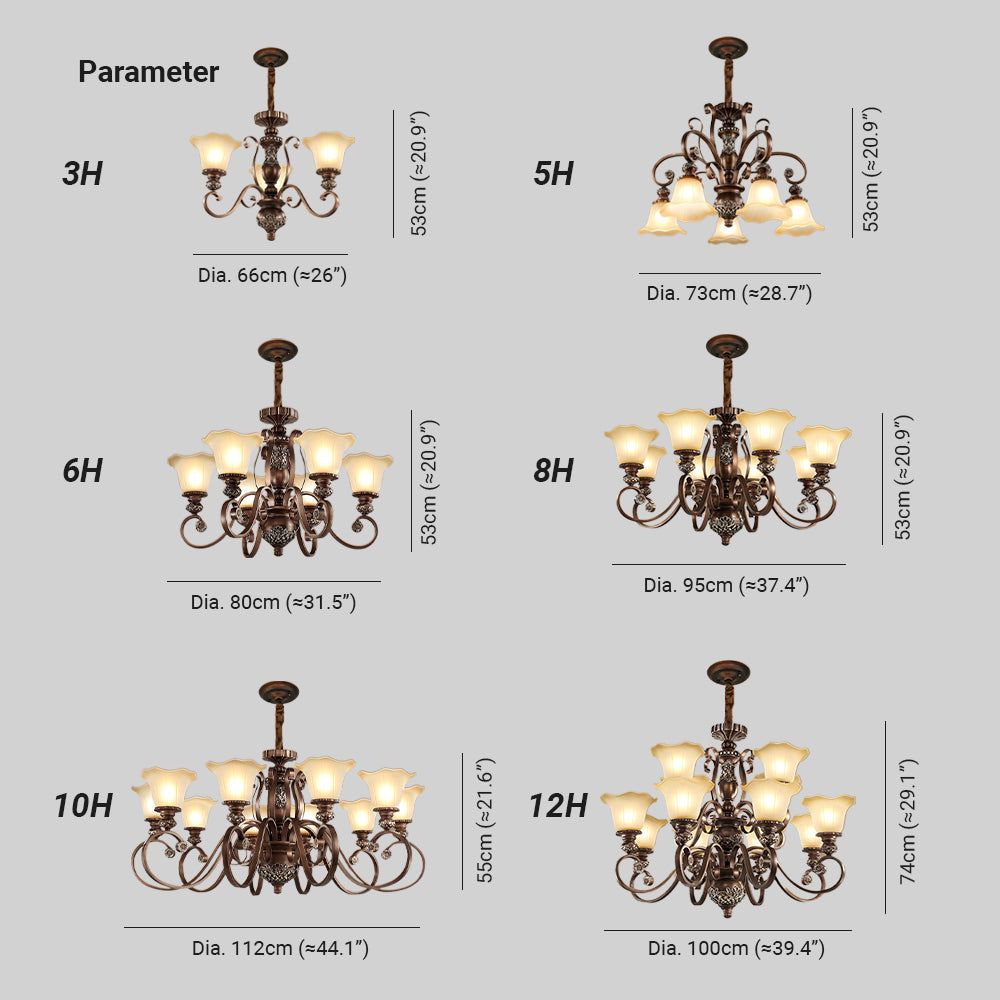 Redrenevia Glass Pendant Light-Moonnatur