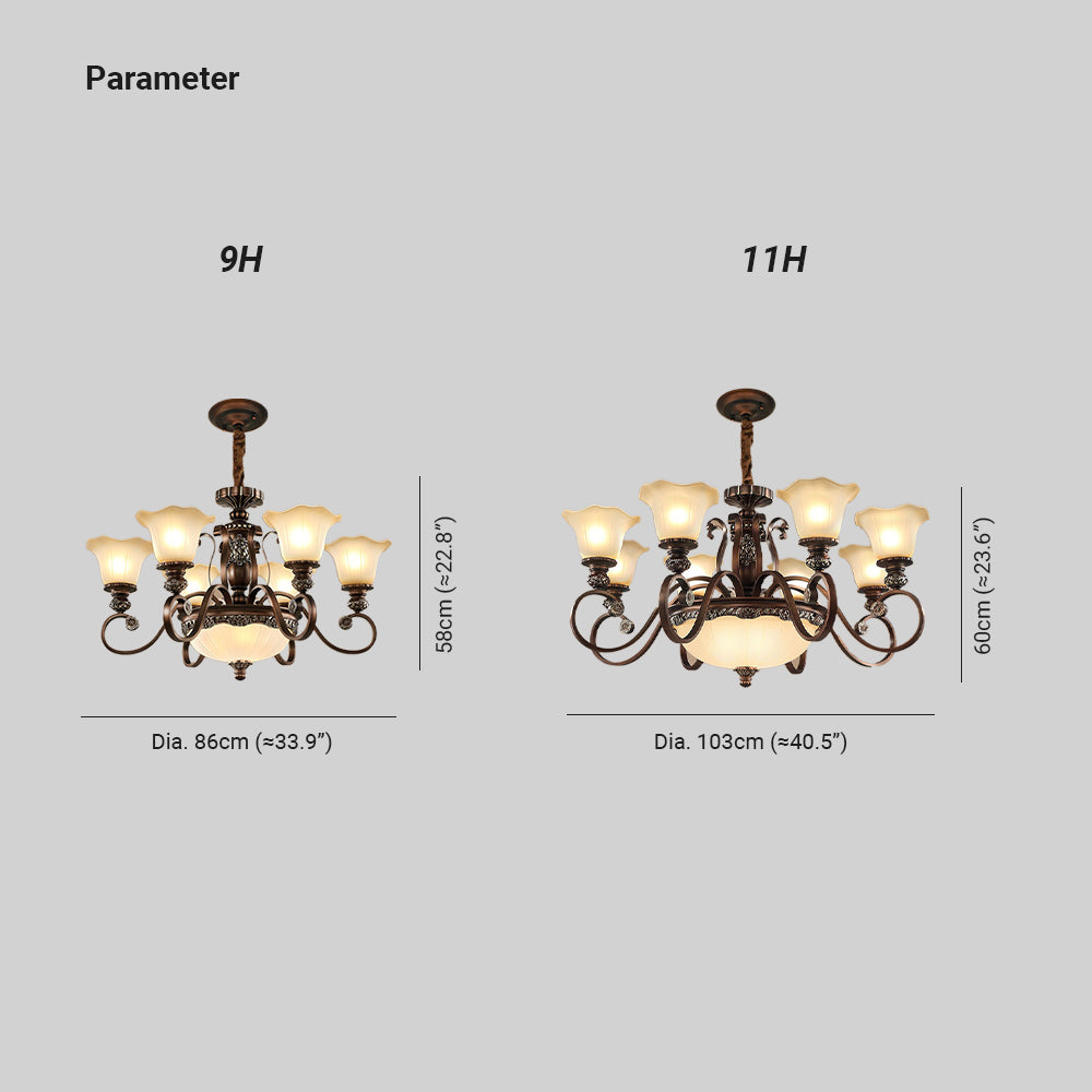 Redrenevia Glass Pendant Light-Moonnatur