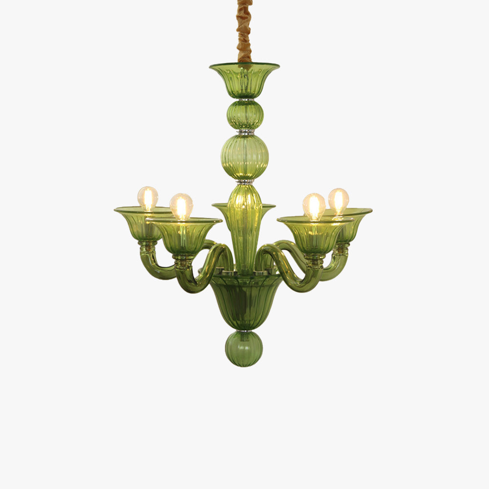 Marvenis Glass Chandelier-Moonnatur