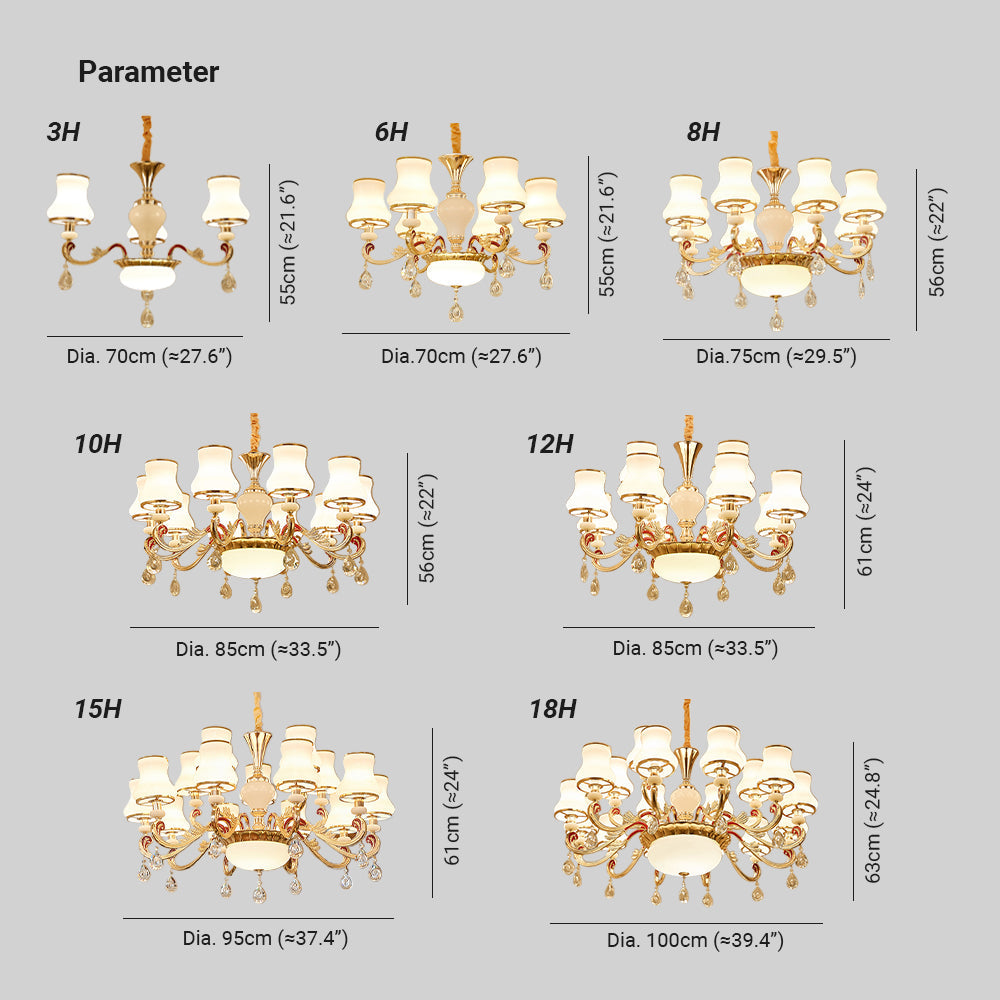 Ravenselyn Glass Pendant Light-Moonnatur