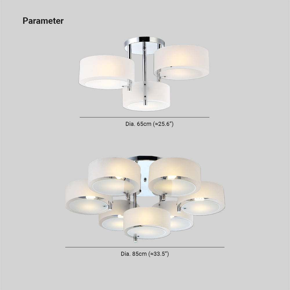 Meldenonna Glass Ceiling Light-Moonnatur