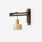 Hatherfield Travertine Wall Light-Moonnatur
