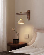 Hatherfield Travertine Wall Light-Moonnatur
