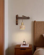 Hatherfield Travertine Wall Light-Moonnatur