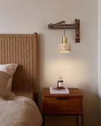 Hatherfield Travertine Wall Light-Moonnatur