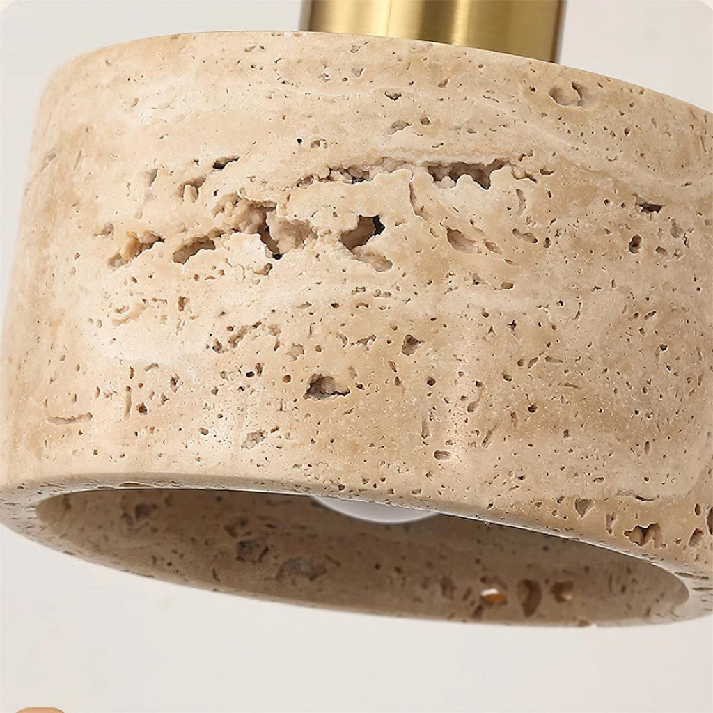 Hatherfield Travertine Wall Light-Moonnatur