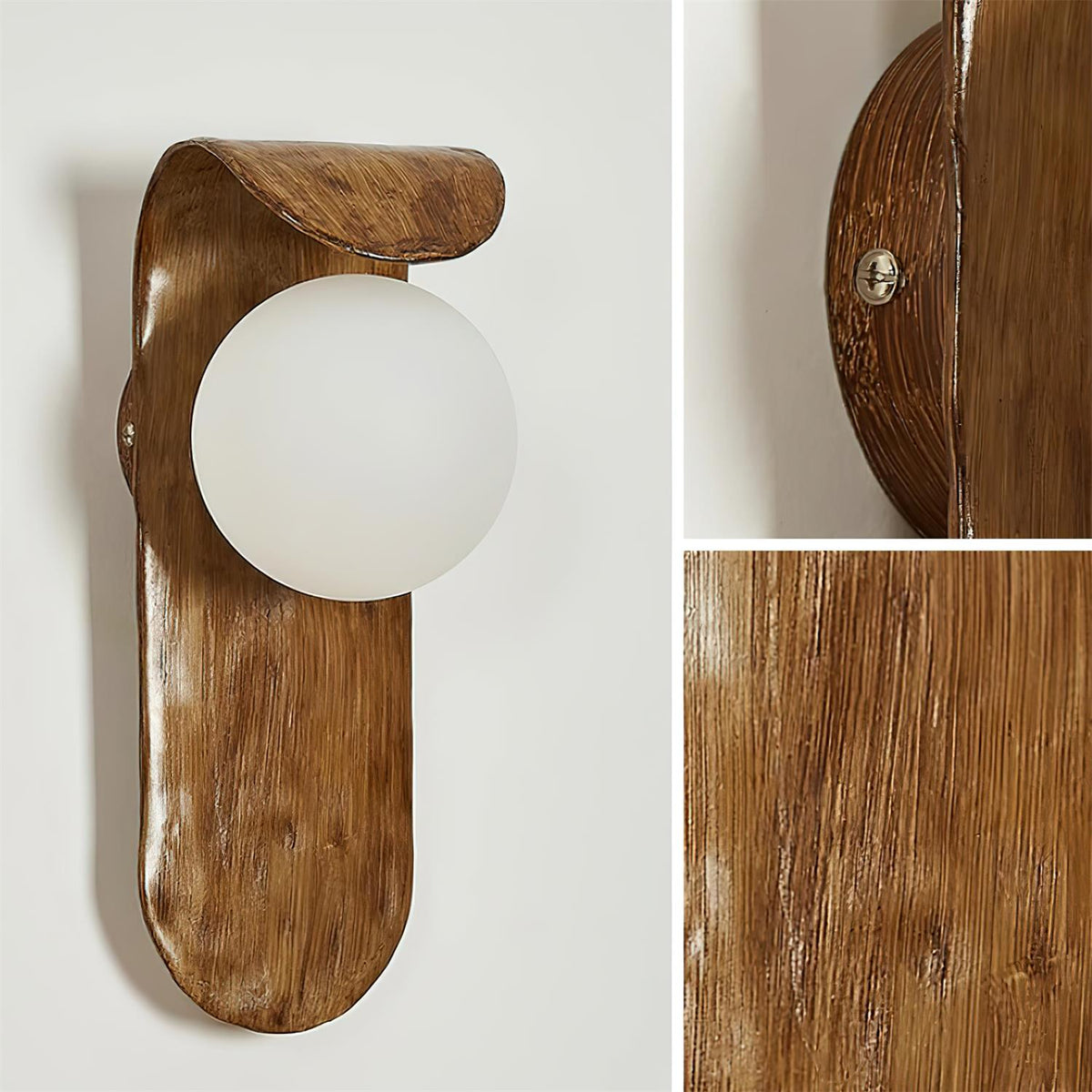 Lathenenna Polymer Wall Light-Moonnatur
