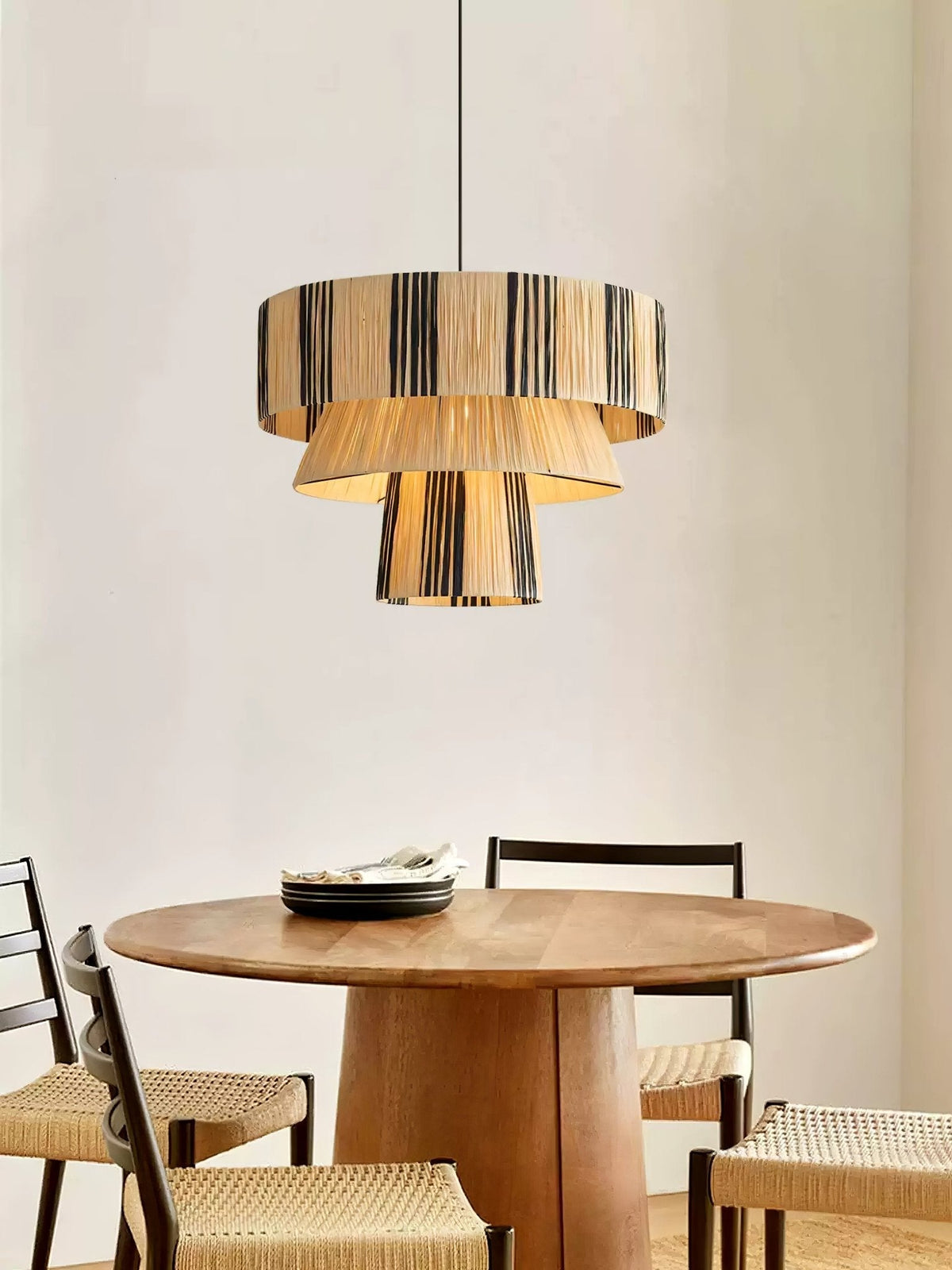 Rovenoria Raffia Pendant Light-Moonnatur