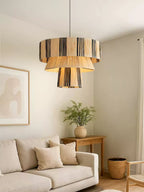 Rovenoria Raffia Pendant Light-Moonnatur