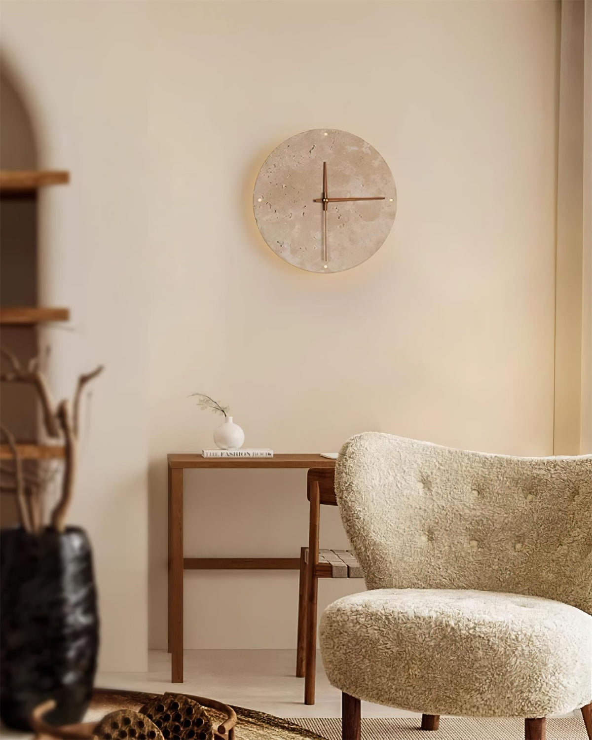 Pardenlyn Travertine Wall Light-Moonnatur