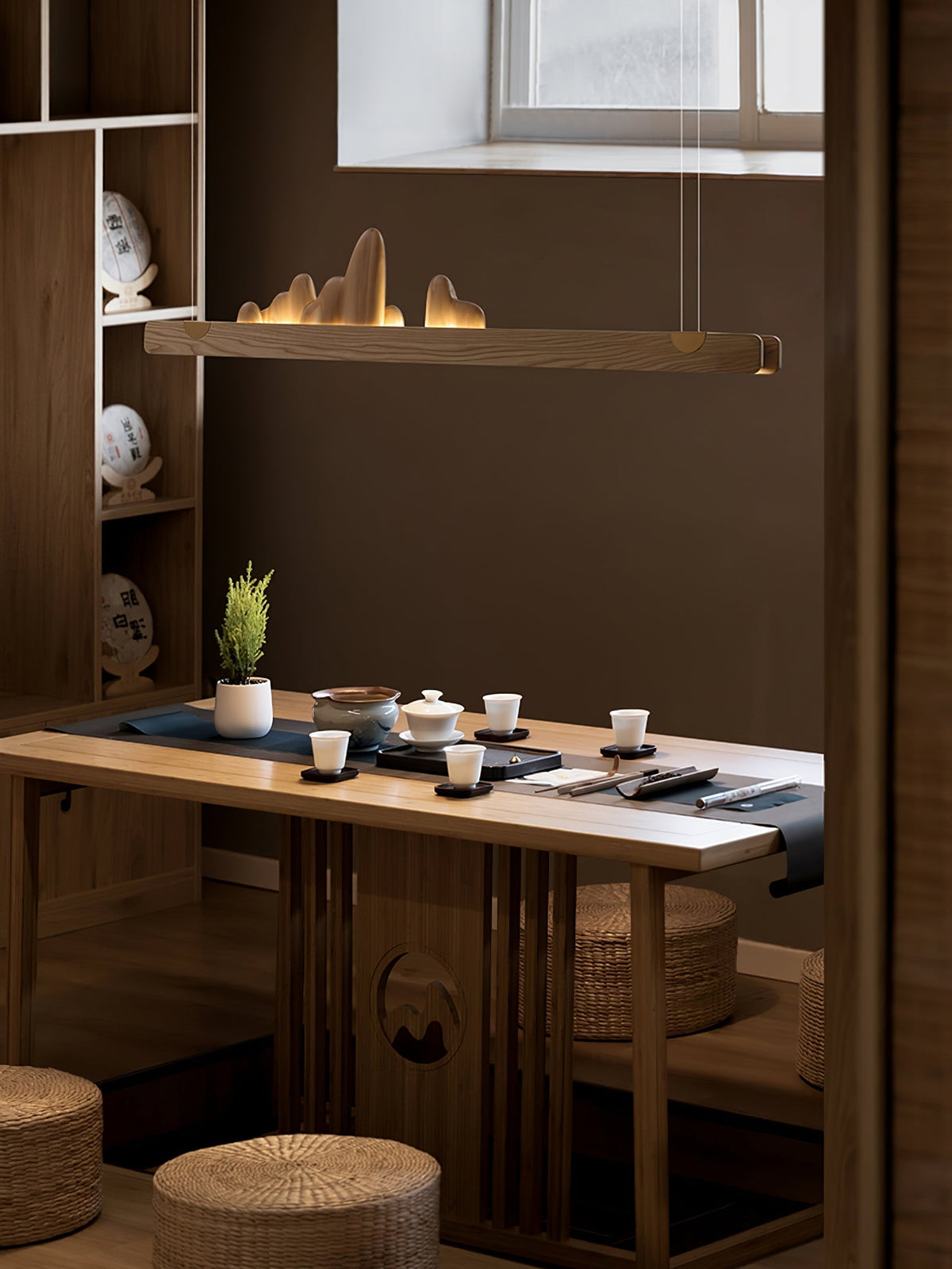Pardenaria Wood Pendant Light-Moonnatur