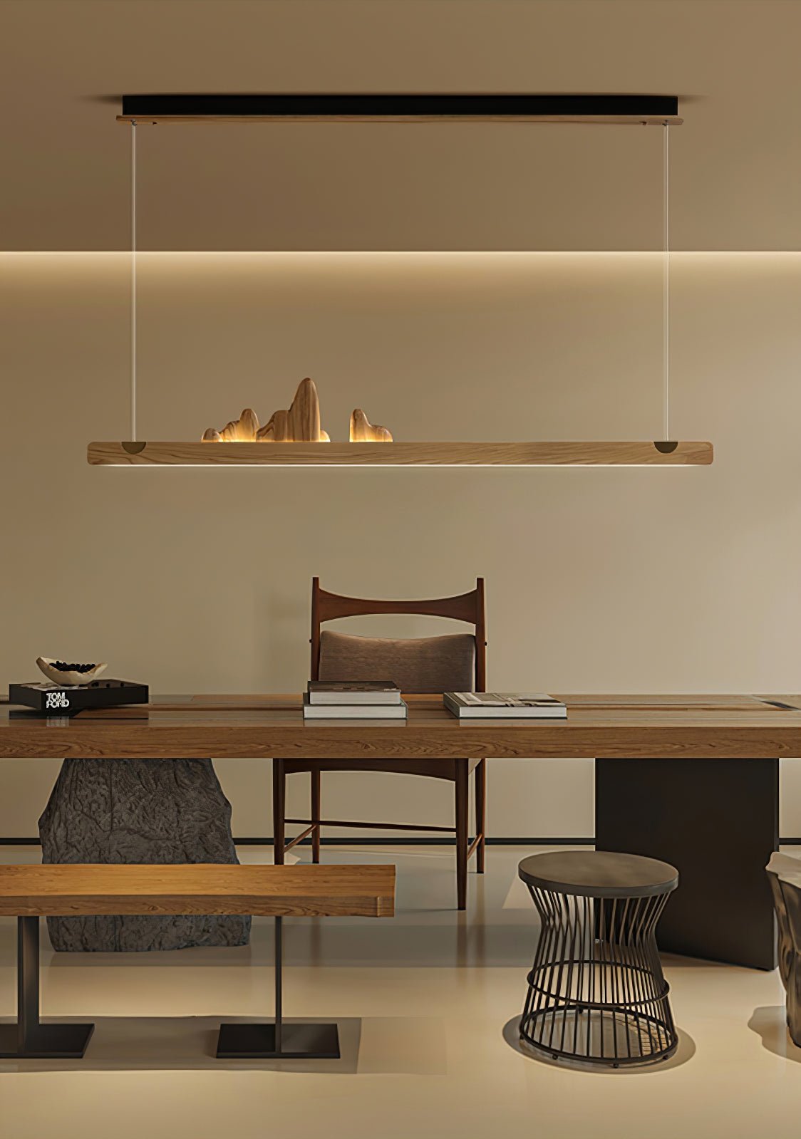Pardenaria Wood Pendant Light-Moonnatur