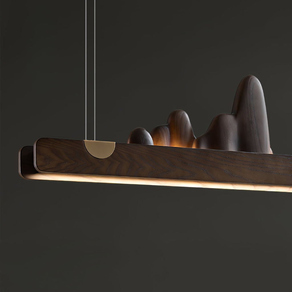 Pardenaria Wood Pendant Light-Moonnatur