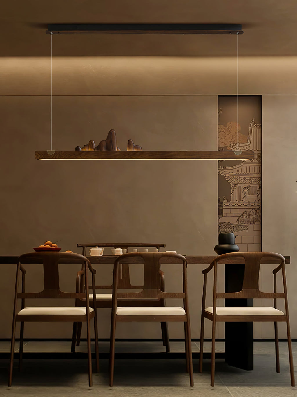 Pardenaria Wood Pendant Light-Moonnatur