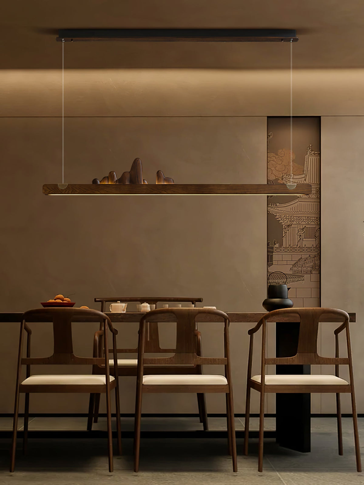 Pardenaria Wood Pendant Light-Moonnatur