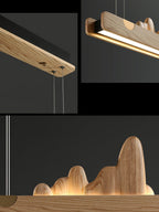 Pardenaria Wood Pendant Light-Moonnatur