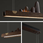 Pardenaria Wood Pendant Light-Moonnatur