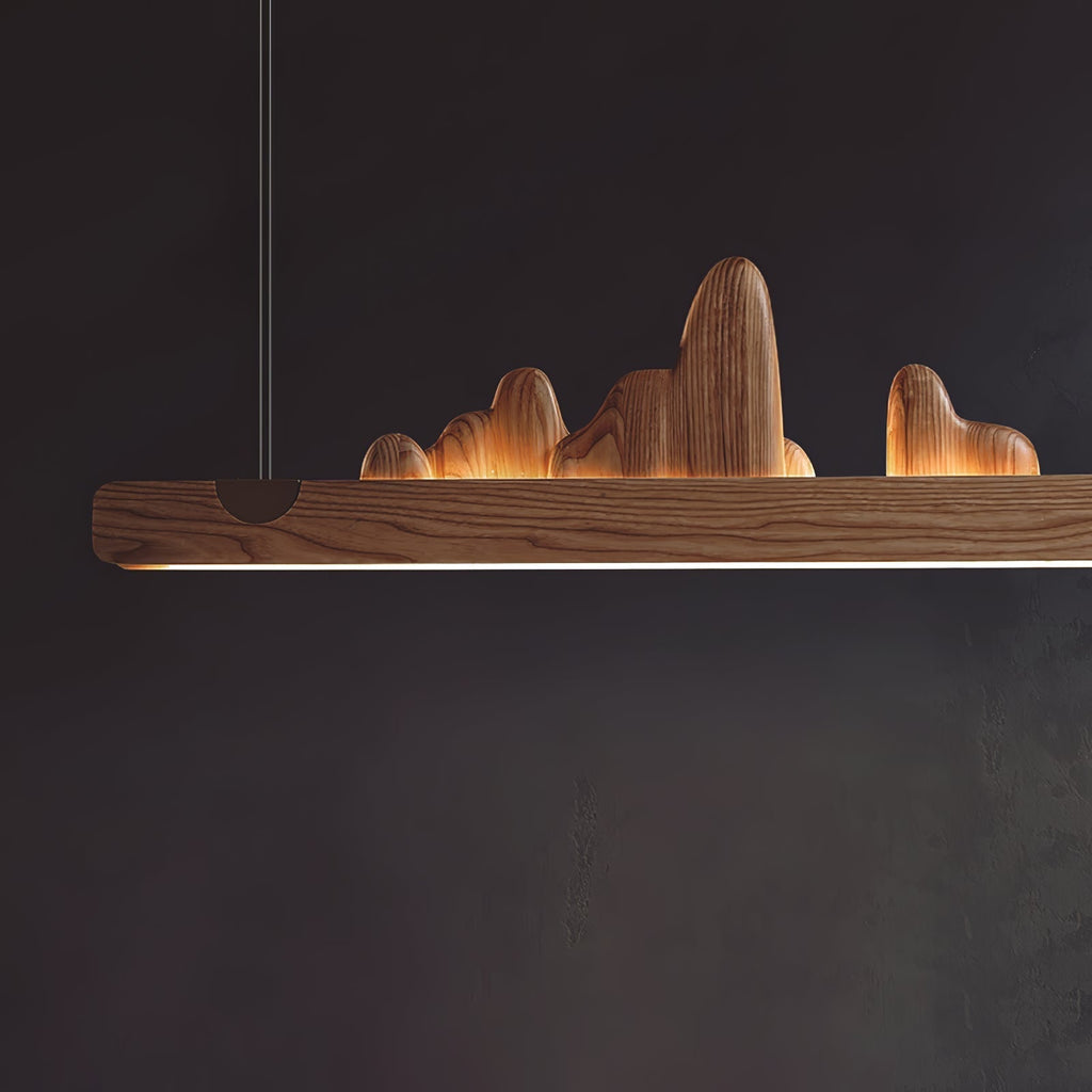 Pardenaria Wood Pendant Light-Moonnatur