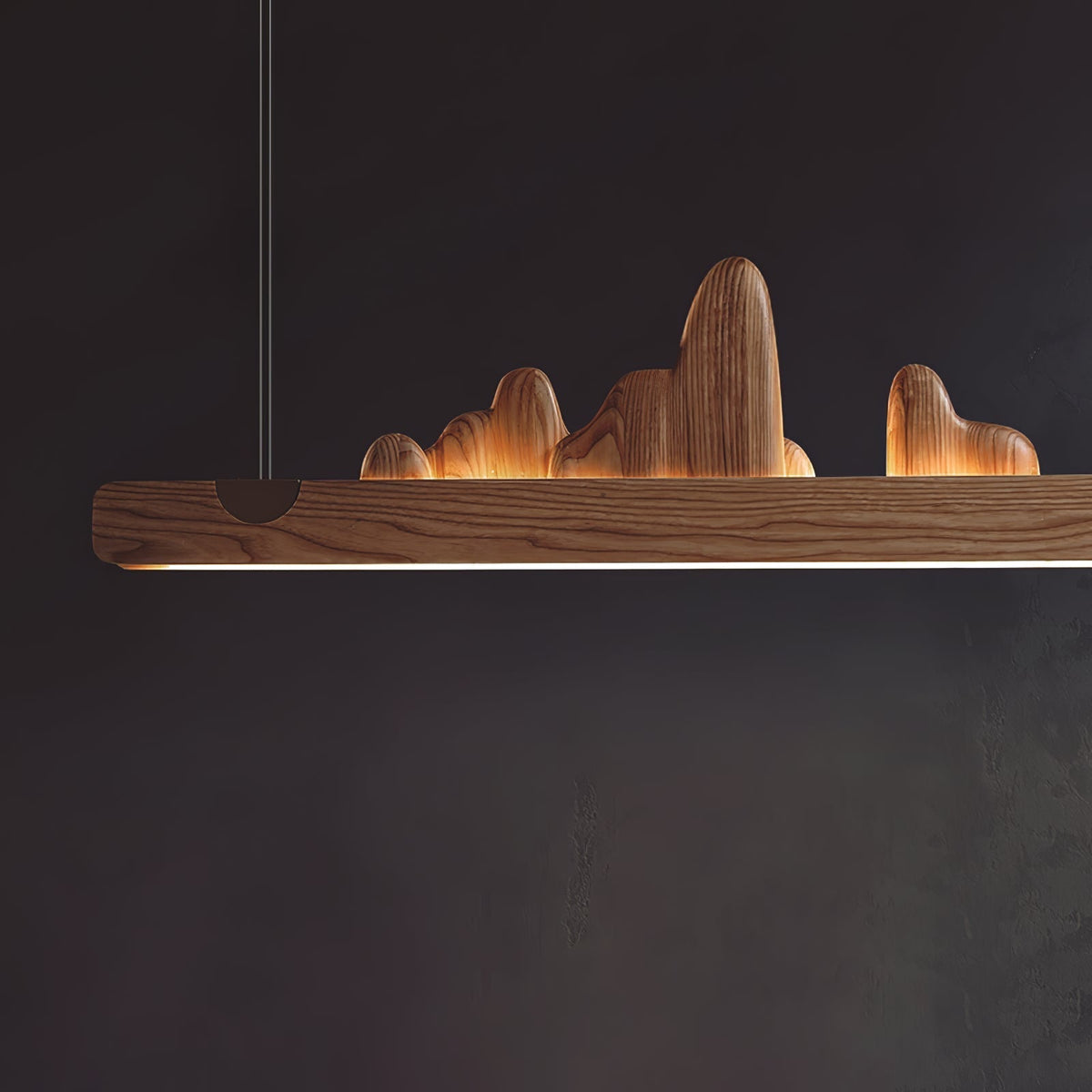 Pardenaria Wood Pendant Light-Moonnatur