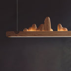 Pardenaria Wood Pendant Light-Moonnatur
