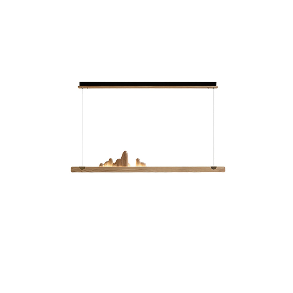 Pardenaria Wood Pendant Light-Moonnatur