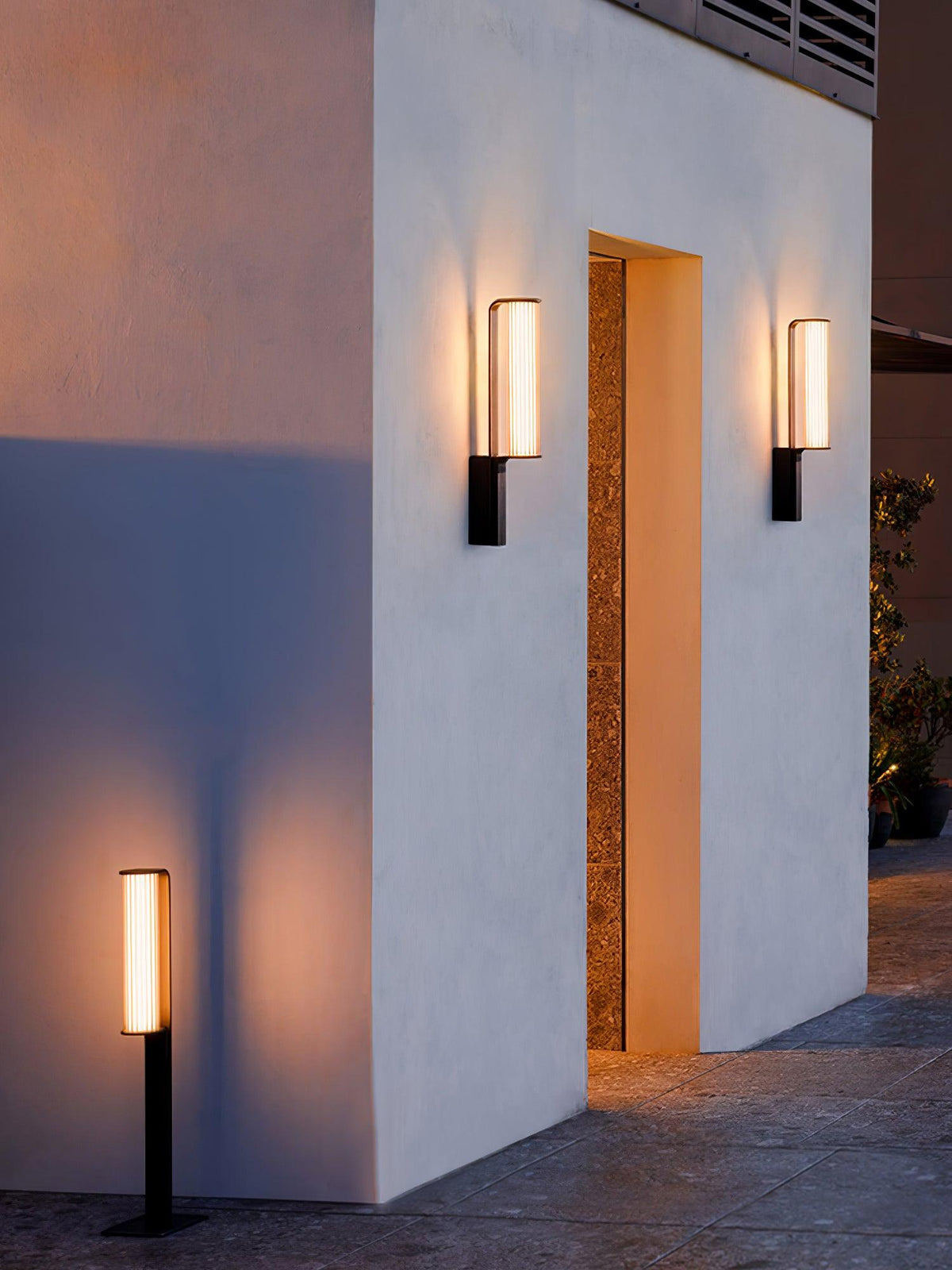 Isenaria Stainless Steel Wall Light-Moonnatur
