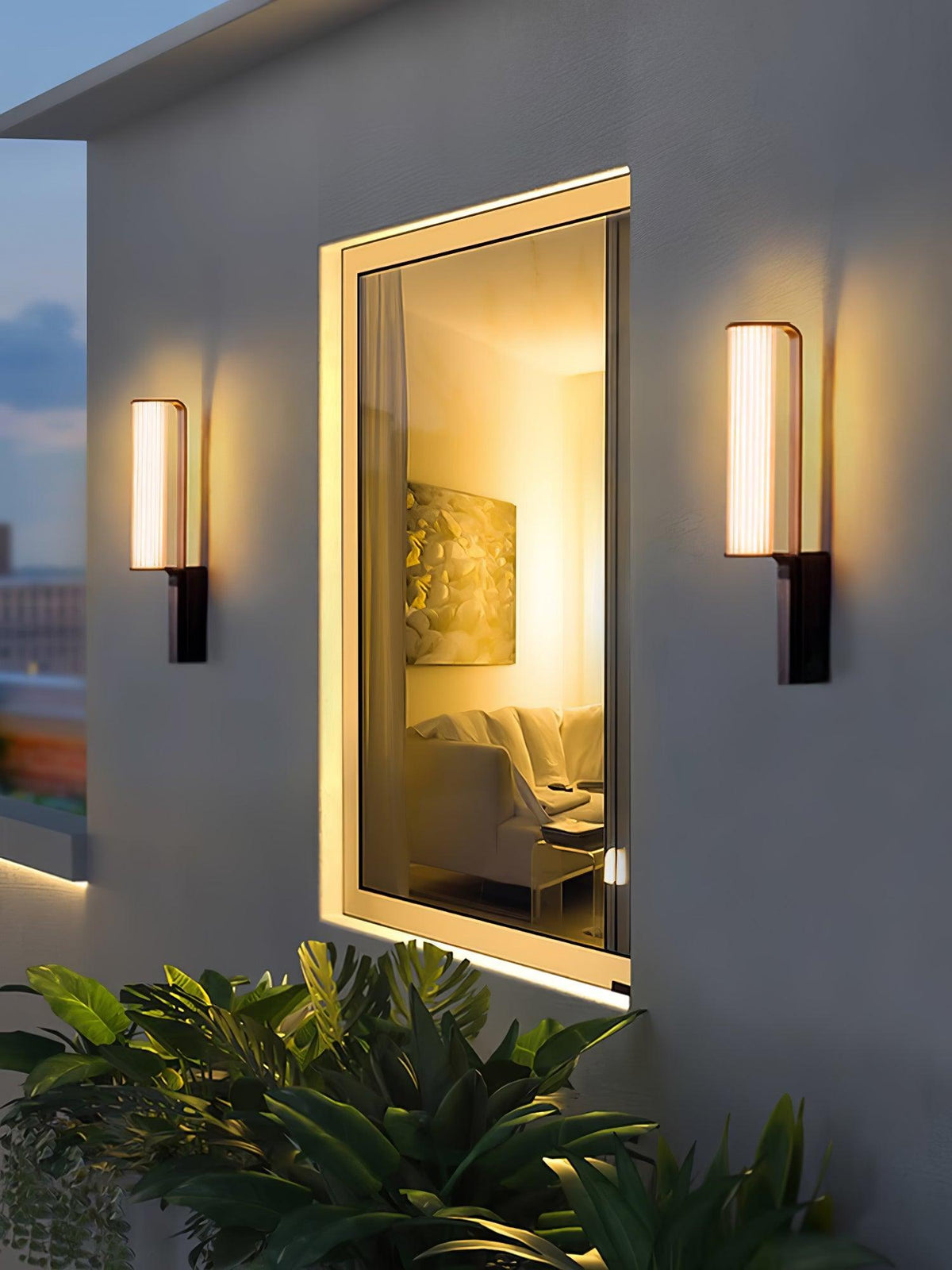 Isenaria Stainless Steel Wall Light-Moonnatur