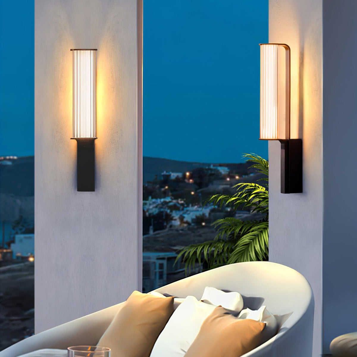 Isenaria Stainless Steel Wall Light-Moonnatur