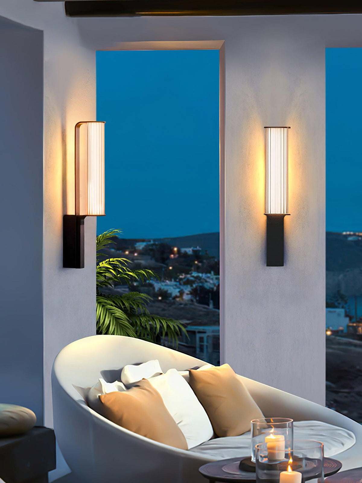 Isenaria Stainless Steel Wall Light-Moonnatur