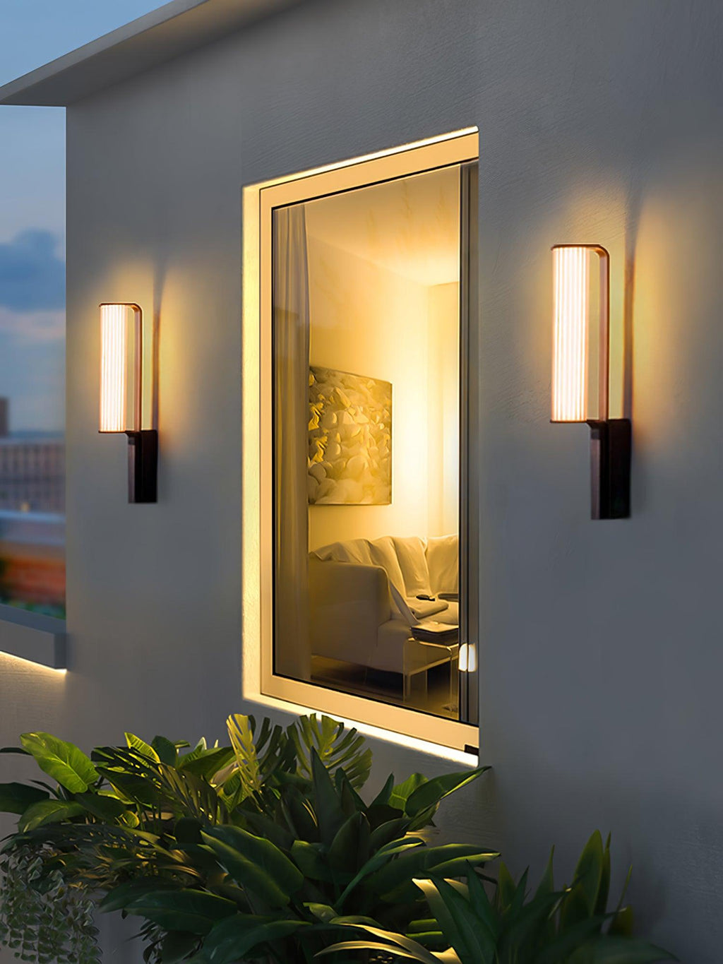 Isenaria Stainless Steel Wall Light-Moonnatur
