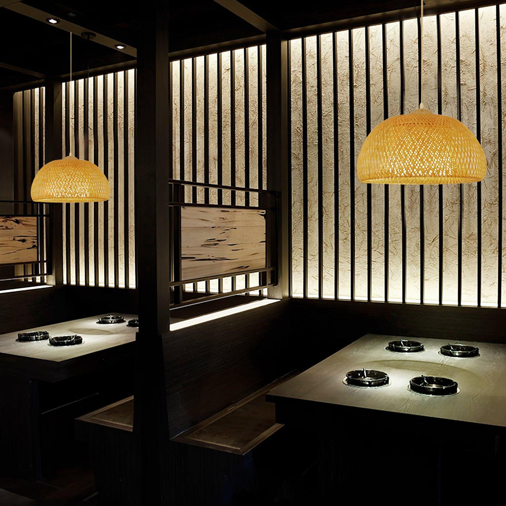 Celynora Rattan Pendant Light-Moonnatur