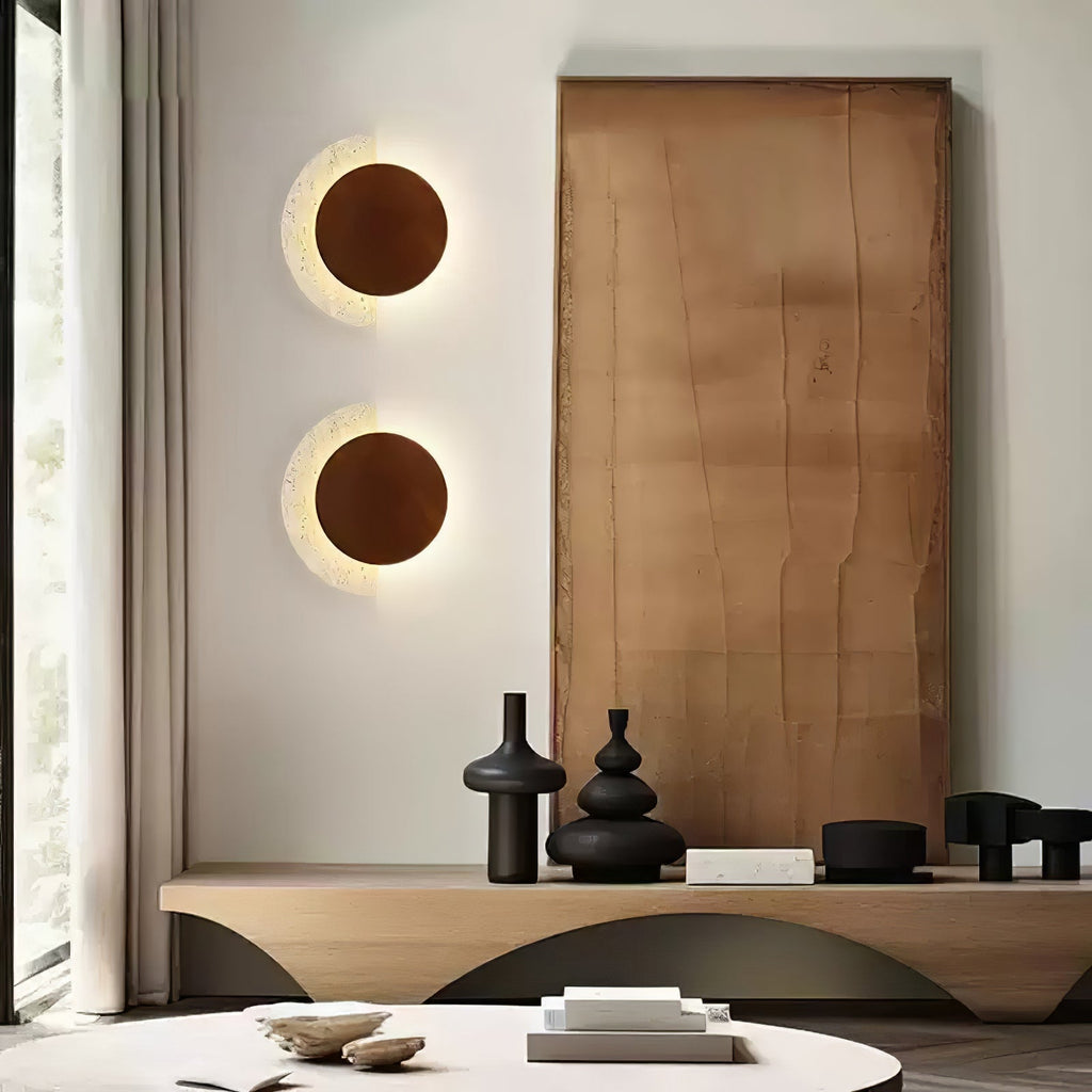 Faldenlynne Travertine Wall Light-Moonnatur