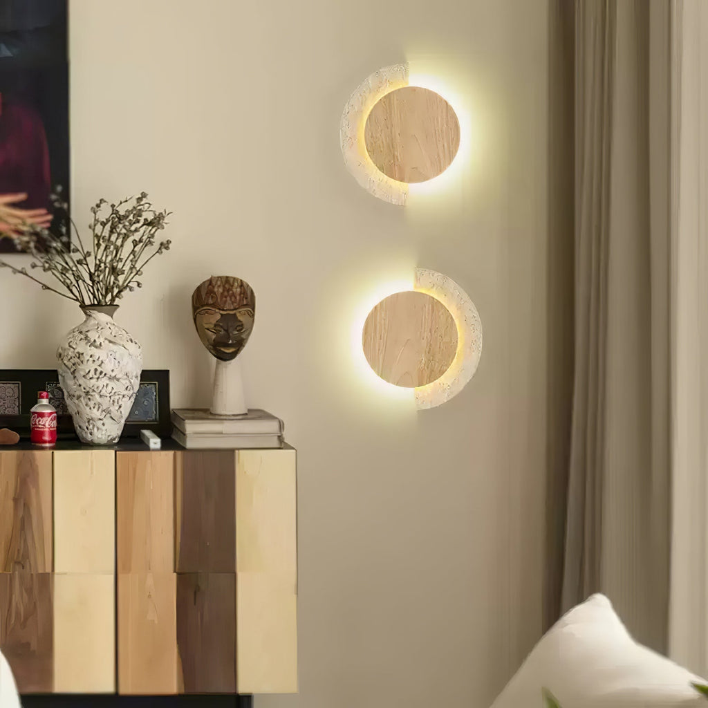 Faldenlynne Travertine Wall Light-Moonnatur