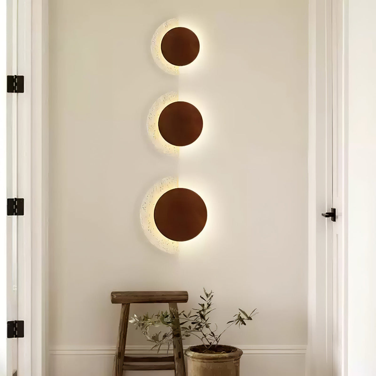 Faldenlynne Travertine Wall Light-Moonnatur