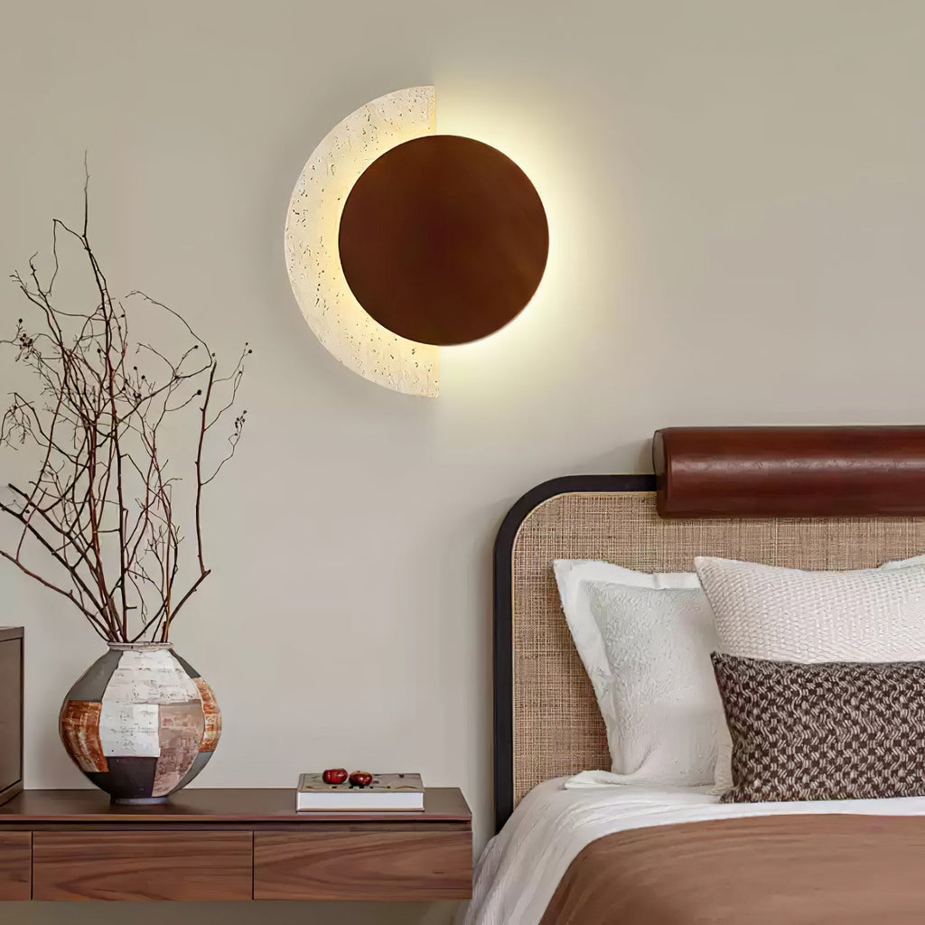 Faldenlynne Travertine Wall Light-Moonnatur
