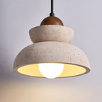 Garneleris Travertine Pendant Light-Moonnatur