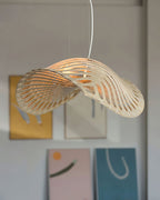 Olveneth Wood Pendant Light-Moonnatur