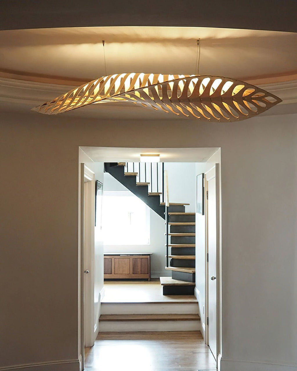 Olveneth Wood Pendant Light-Moonnatur