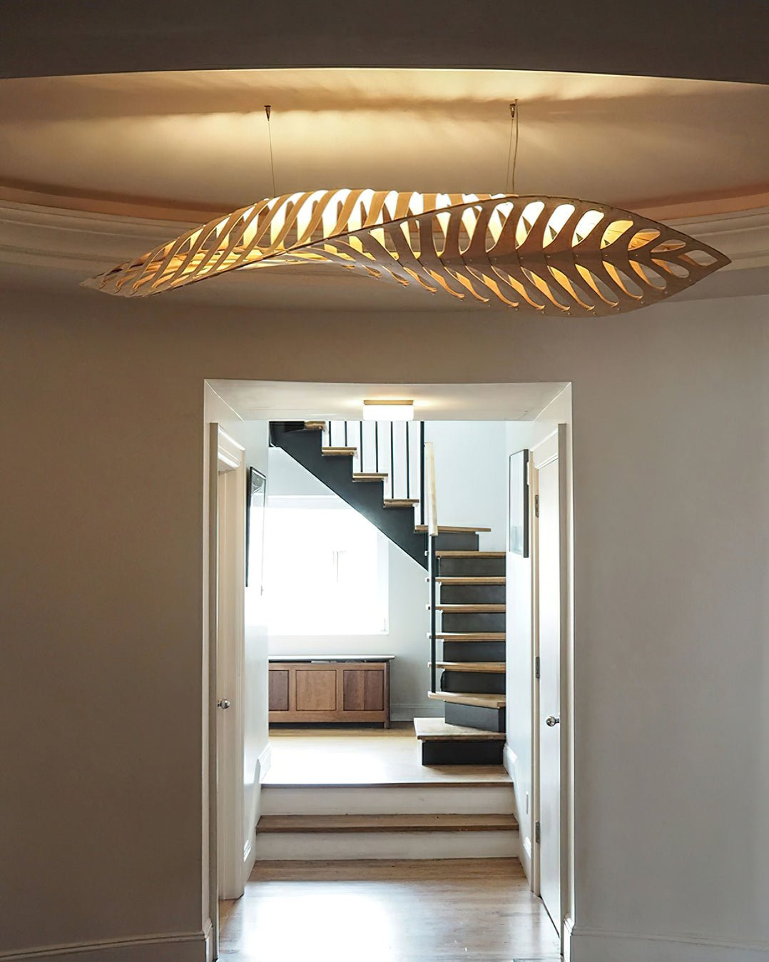 Olveneth Wood Pendant Light-Moonnatur