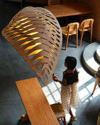 Olveneth Wood Pendant Light-Moonnatur