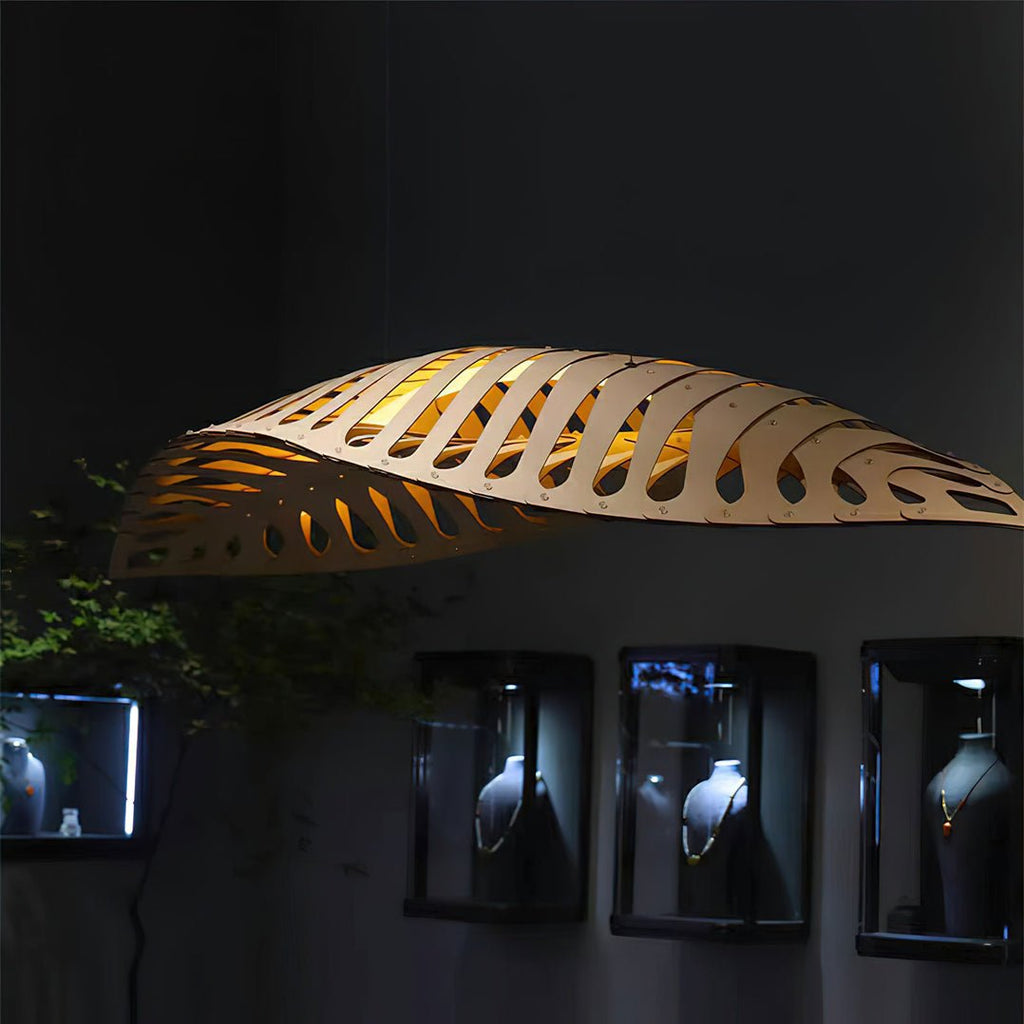 Olveneth Wood Pendant Light-Moonnatur