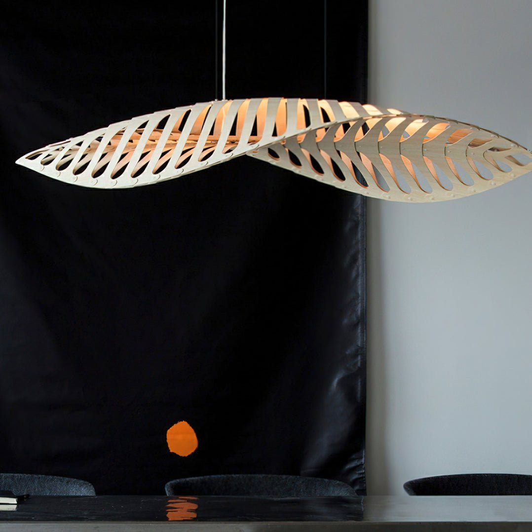 Olveneth Wood Pendant Light-Moonnatur