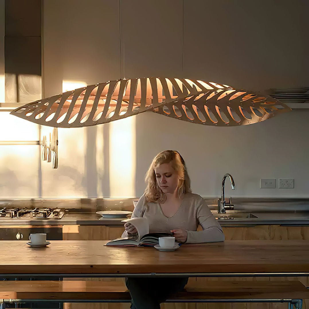 Olveneth Wood Pendant Light-Moonnatur